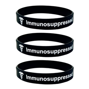 immunosuppressed unisex wristband set