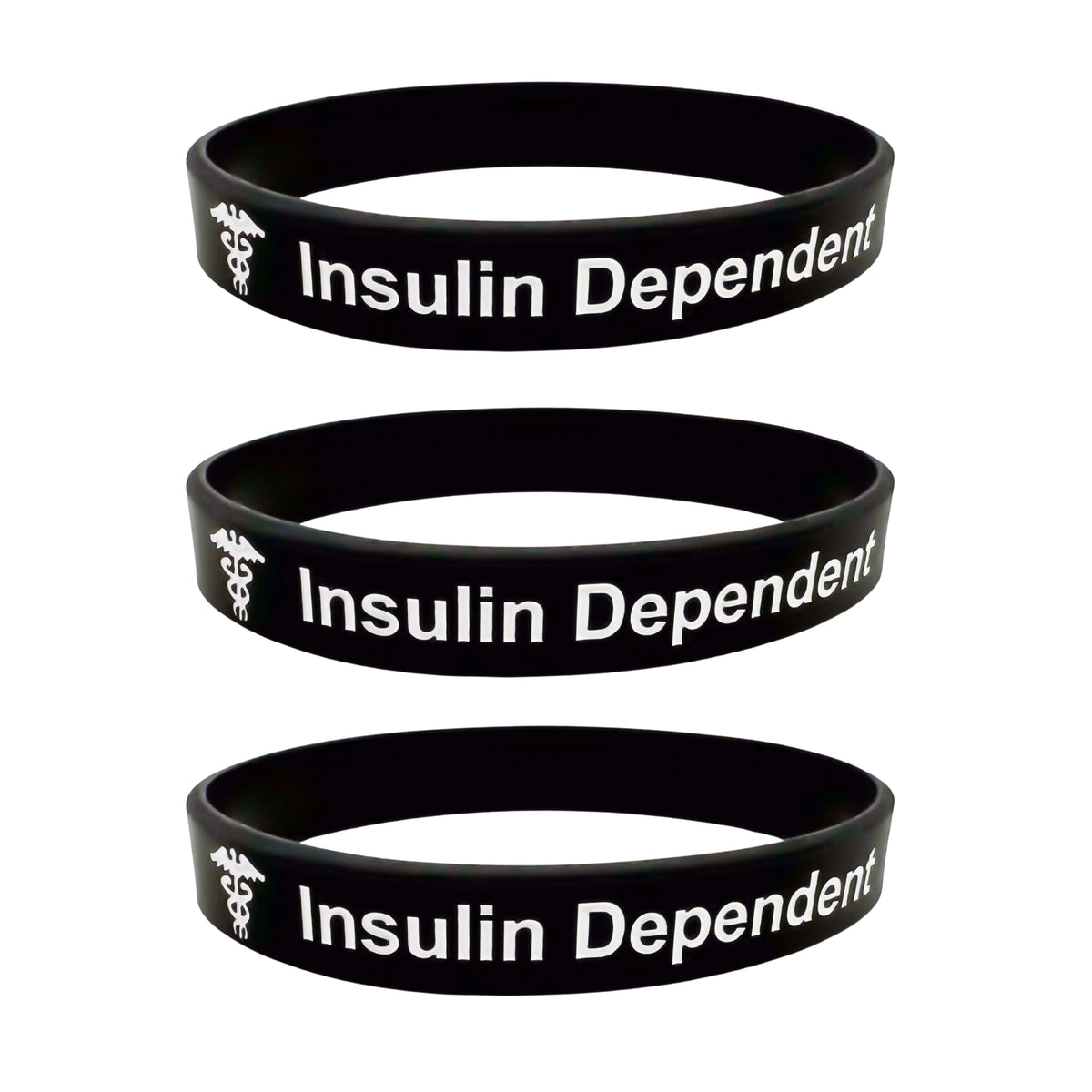 insulin dependent diabetes wristband set