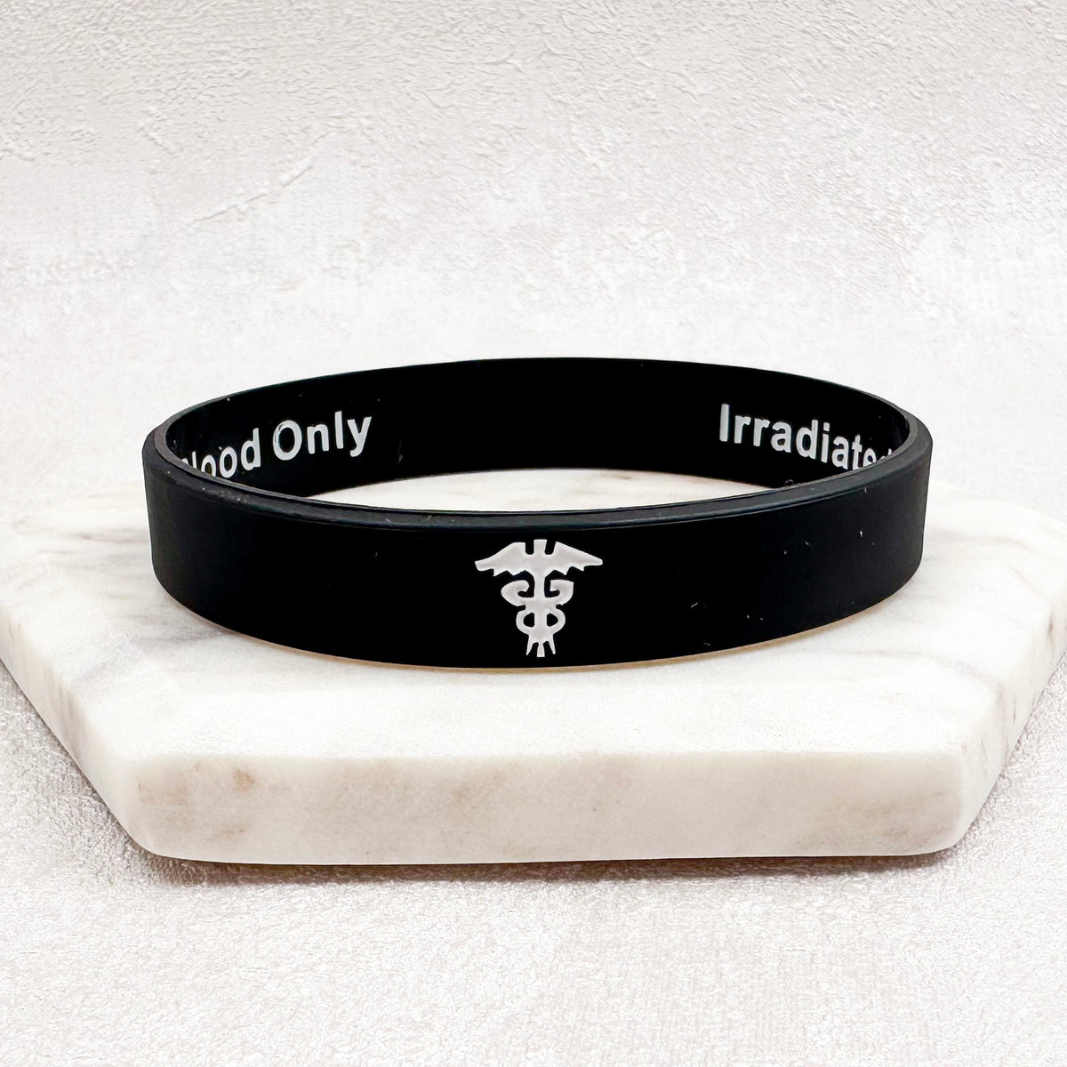 irradiated blood medical bracelet id jewellery