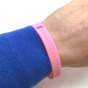 ladies cancer awareness wristband pink gift