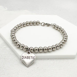 ladies charm bracelet diabetic t1 t2