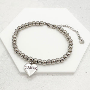 ladies charm bracelet diabetic