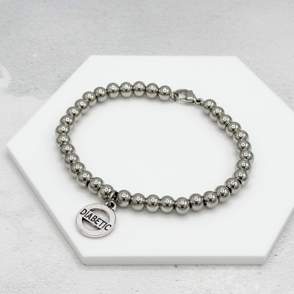 ladies charm bracelet medical t1 t2