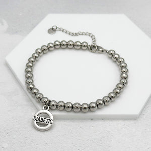 ladies charm bracelet medical