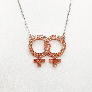 lesbian pride necklace lgbt festival events