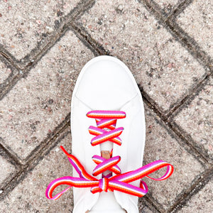 lesbian shoelaces lesbian flag laces