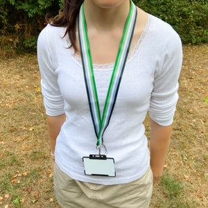 lgbt aromantic lanyard gift