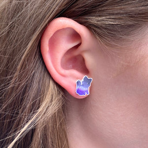 lgbt cat earrings asexual gift present