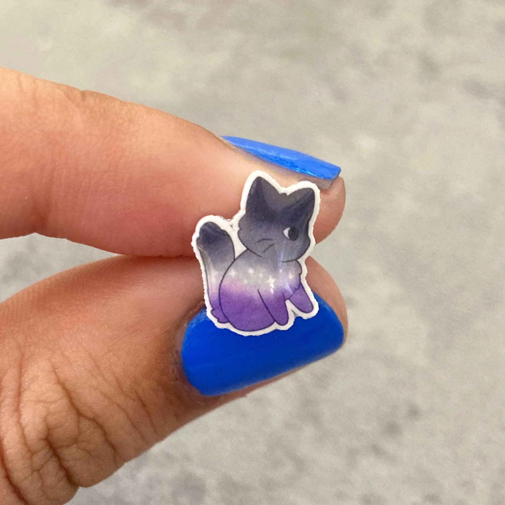lgbt cat earrings asexual unique