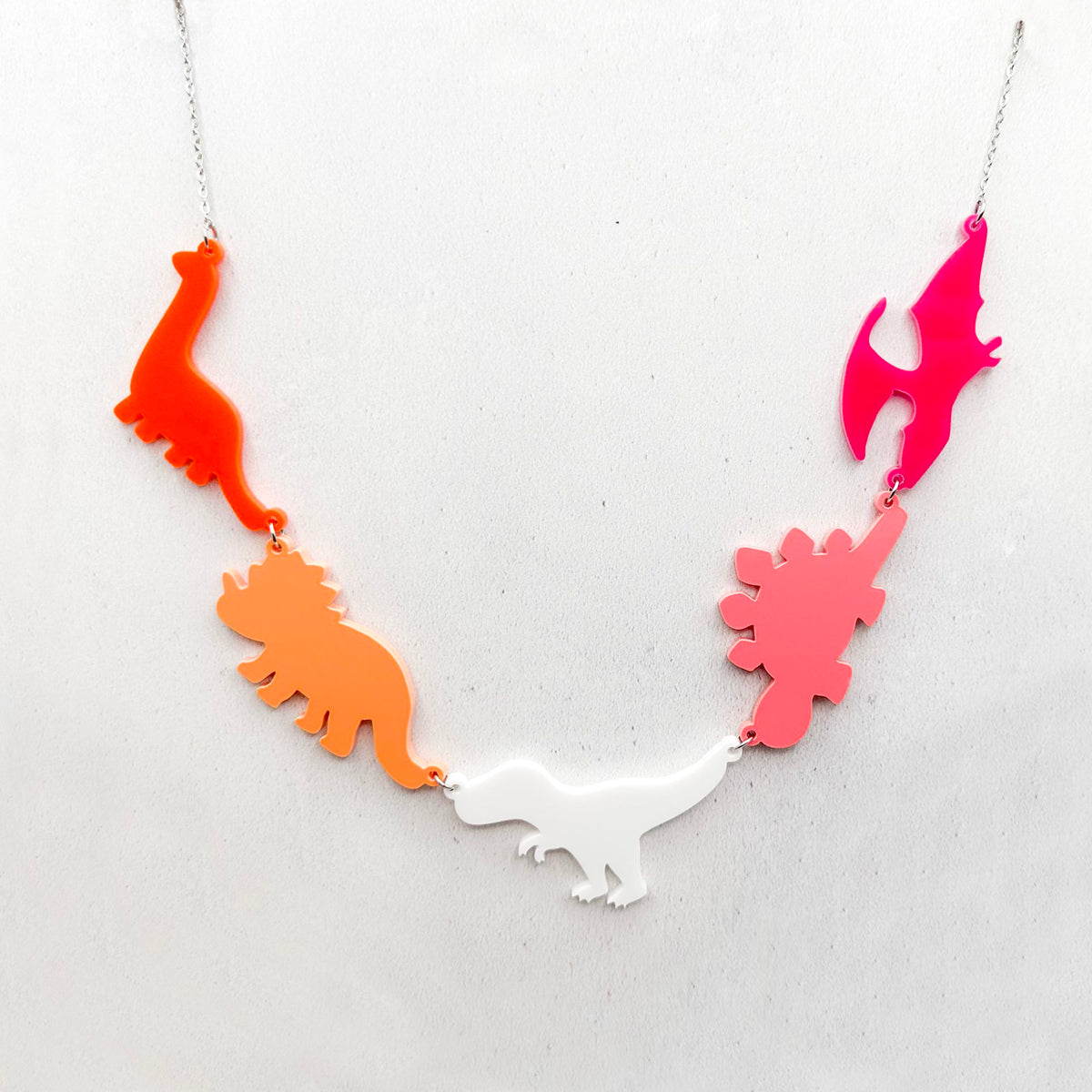 lgbt dinosaur necklace lesbian womens ladies