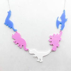 lgbt dinosaur necklace transgender bold present