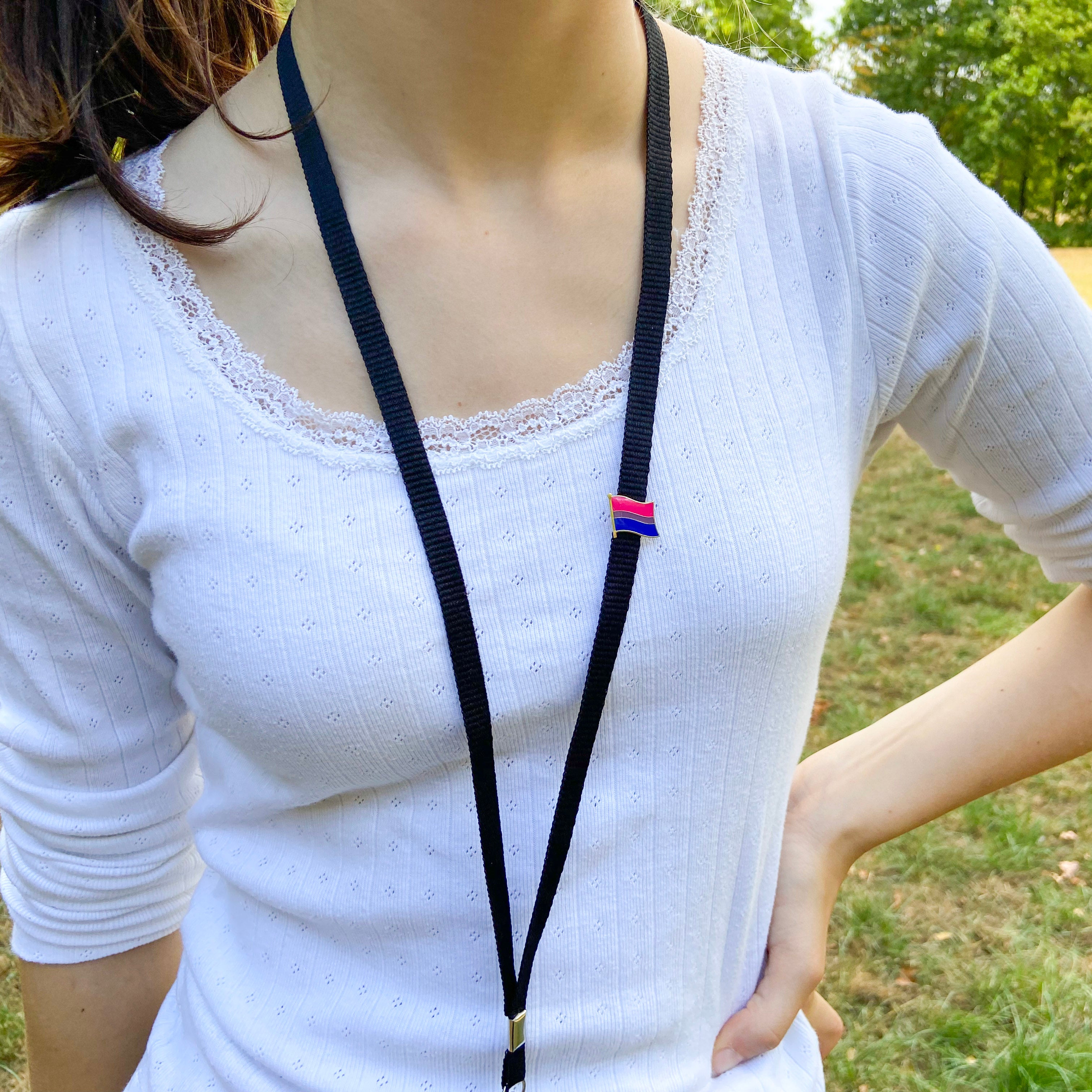 lgbt pride flag pins bisexual gift