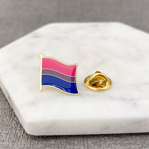 lgbt pride flag pins bisexual pink blue