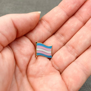 lgbt pride flag pins transgender present