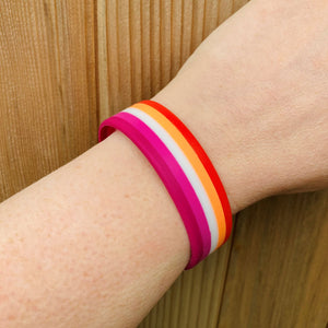 lgbt pride wristbands lesbian for her girls women