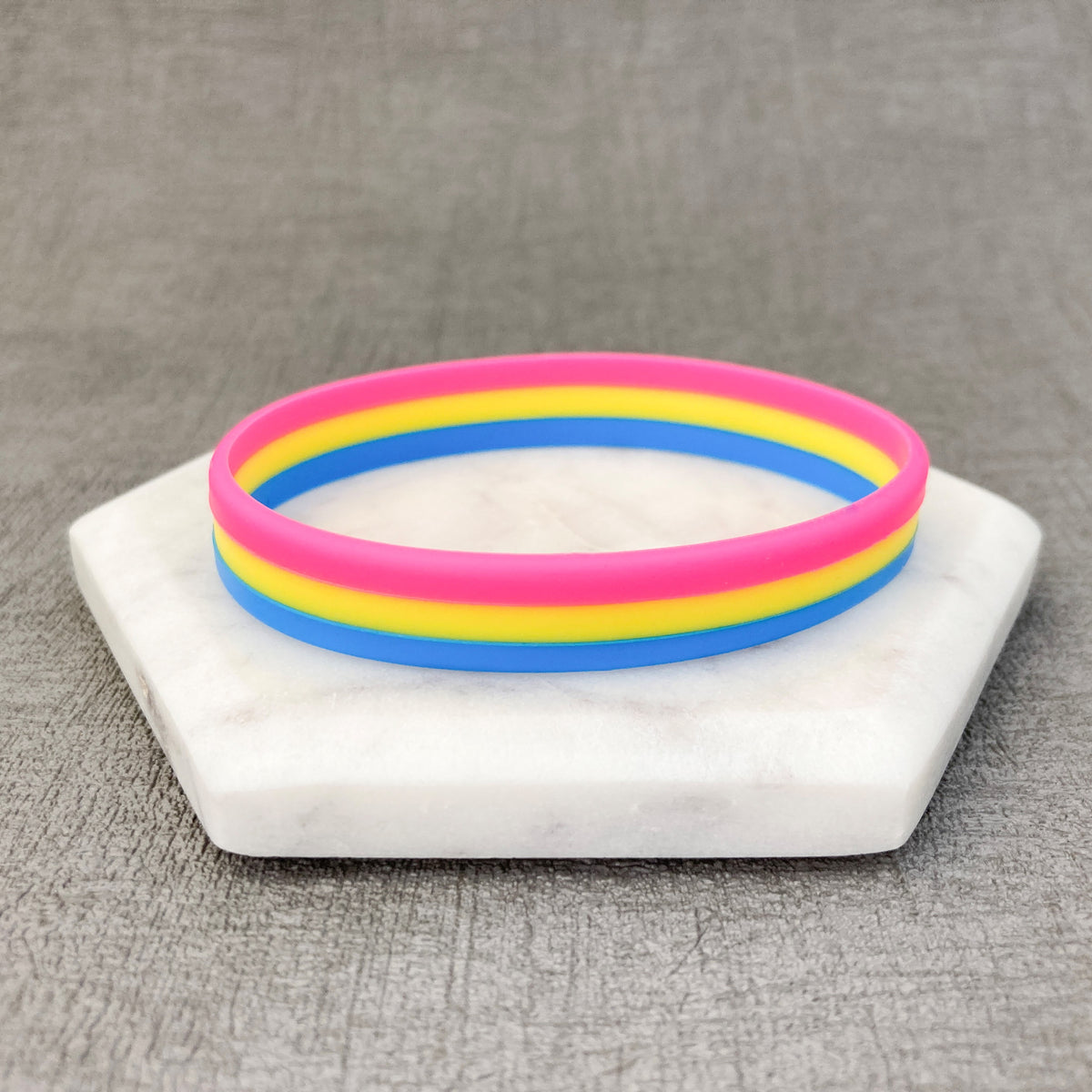 MENGSHI Rainbow Pride Silicone Wristbands - 18 Style Options, Unisex Inspirational LGBTQ Bracelets