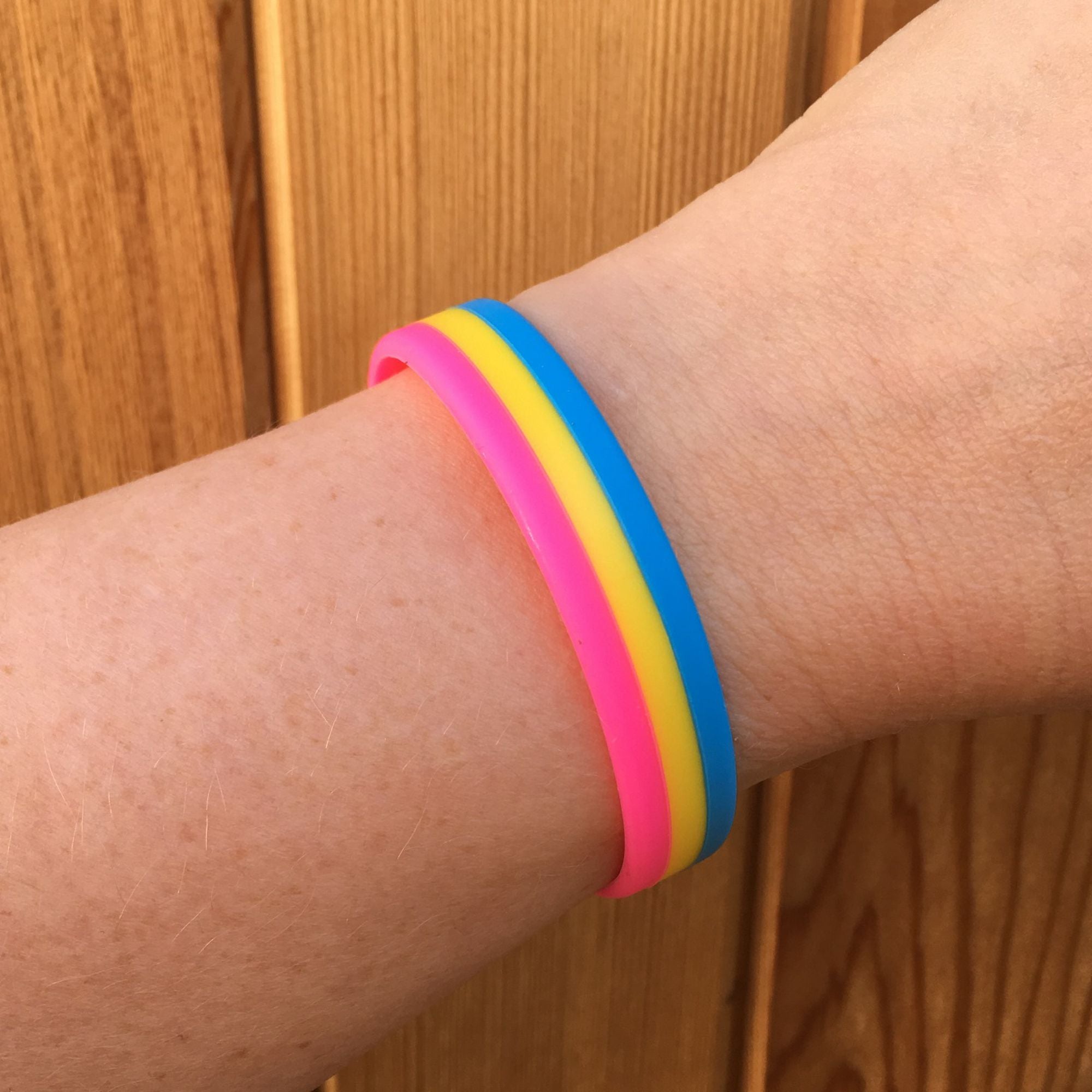lgbt pride wristbands pansexual silicone band