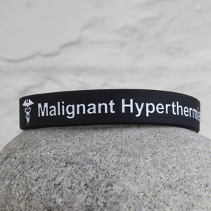 malignant hyperthermia medical band alert bracelet