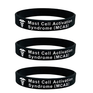 mcas medical wristband set of 3