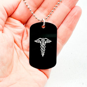 medical alert necklace for men anticoagulants