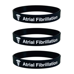 medical bracelet for afib set of 3