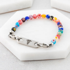 medical bracelet for girls handmade