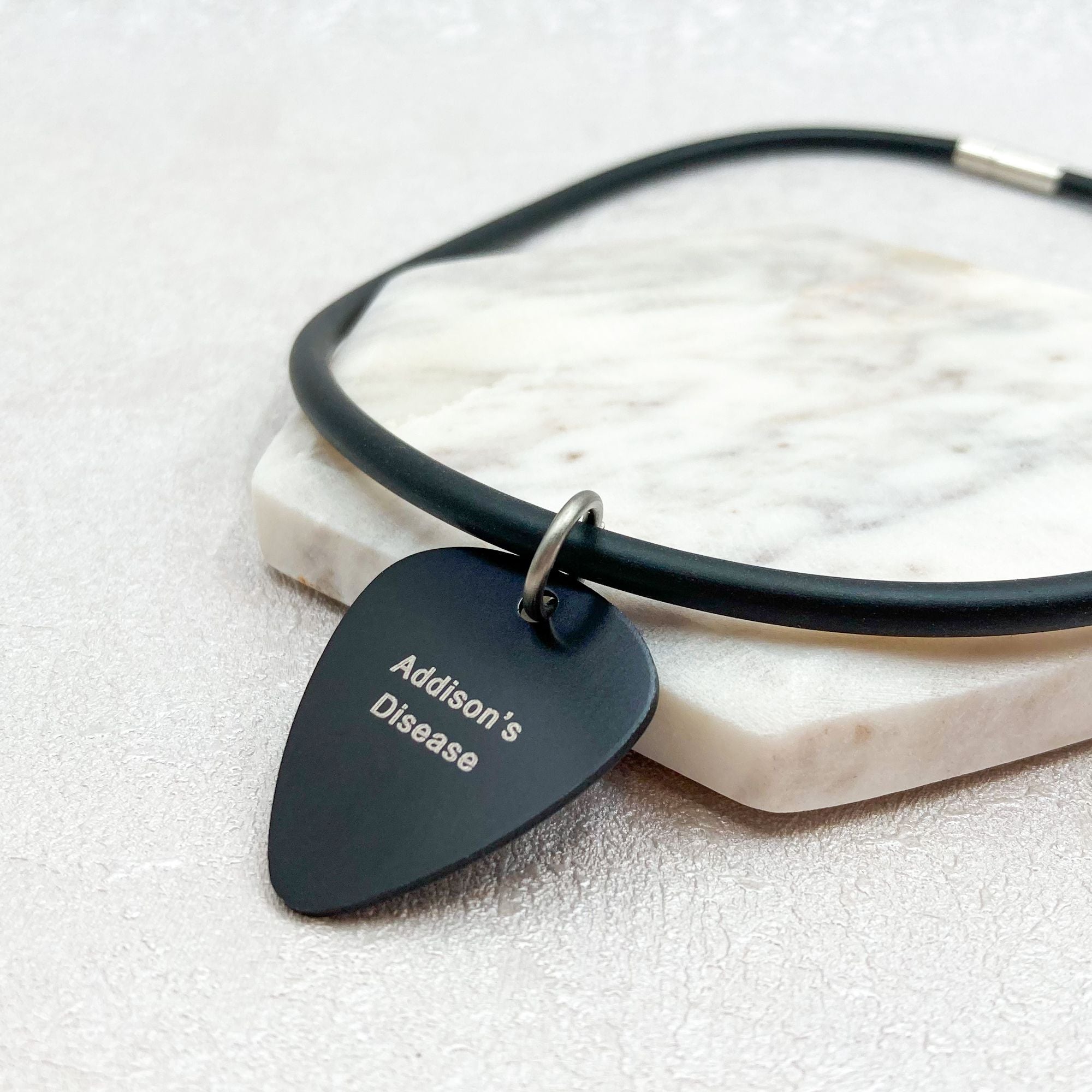 medical id necklace addisons disease