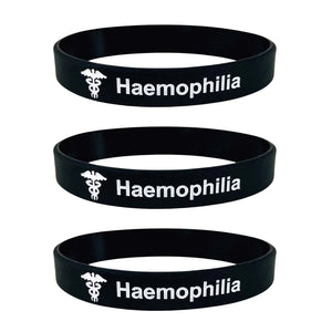 medical wristband for haemophilia set
