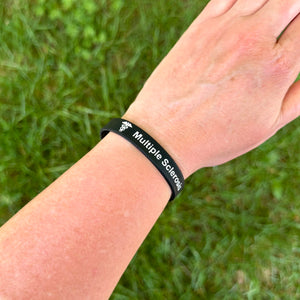 multiple sclerosis medical alert bracelet for everyday wear
