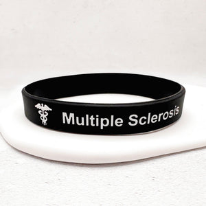 multiple sclerosis medical alert bracelet for emergency identification