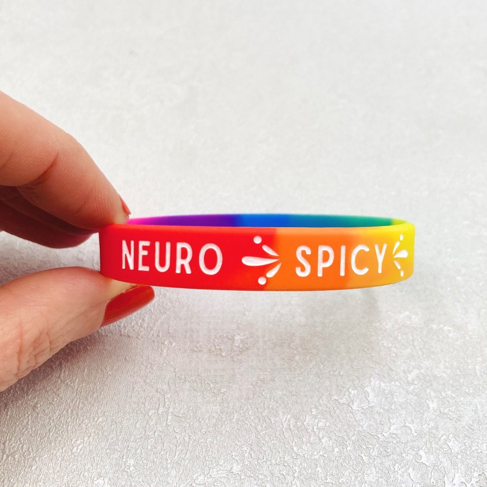 neuro spicy wristband for autistic spectrum