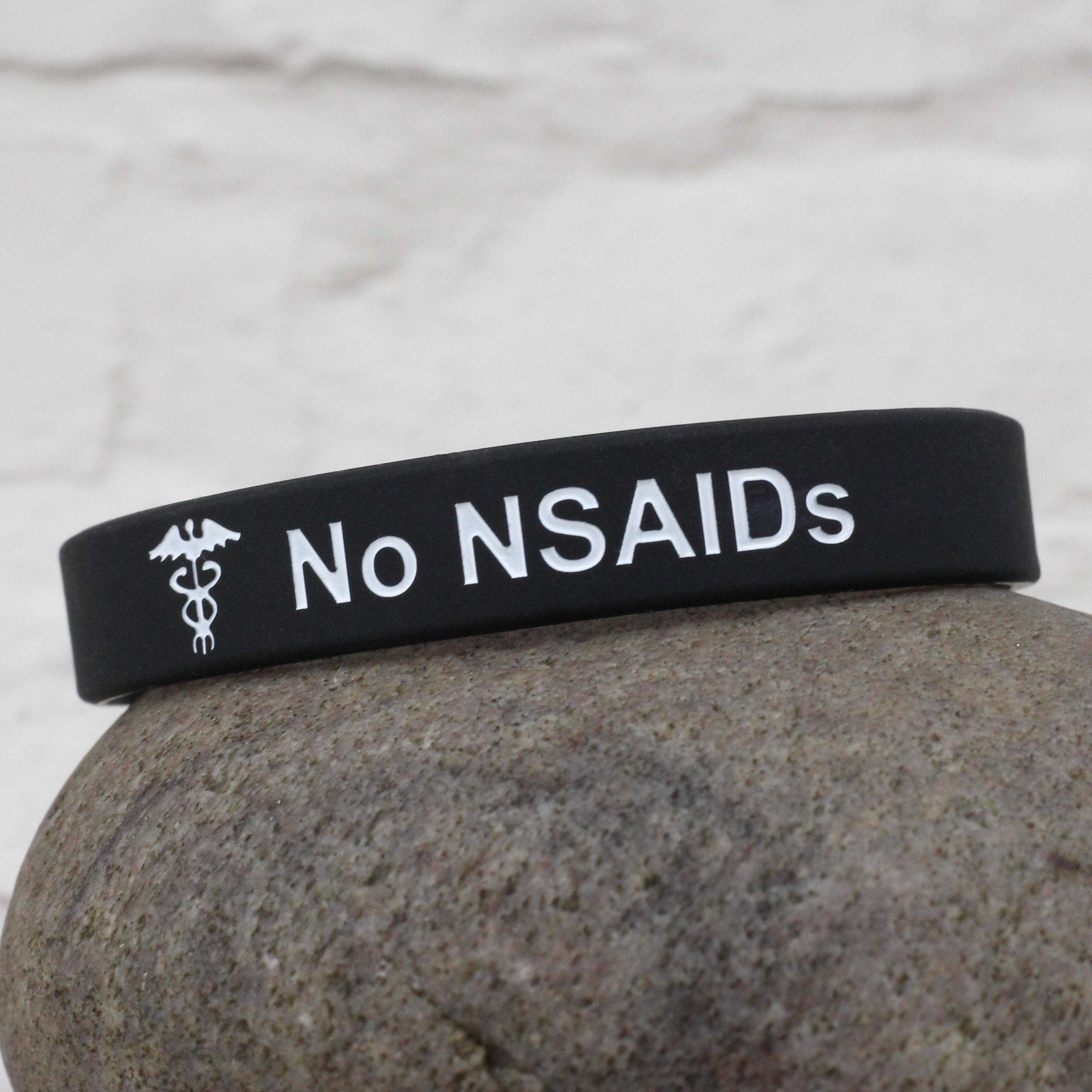 no nsaids allergy wristband medical ID bracelet