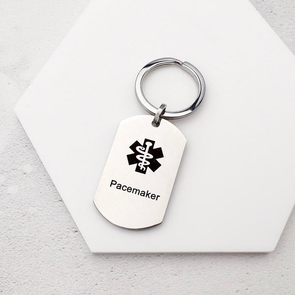 Pacemaker Keychain | Medical Alert ID Tag - Butler and Grace Ltd