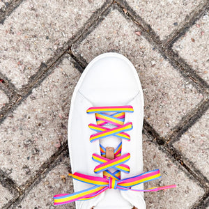 pansexual shoelaces pan flag laces