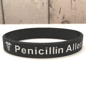 penicillin allergy wristband bracelet