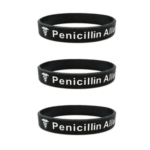 penicillin allergy wristband set