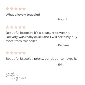 personalised aqua name bracelet review uk