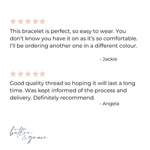 personalised bracelet for her reviews