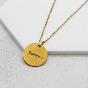 personalised medical alert necklace epilepsy