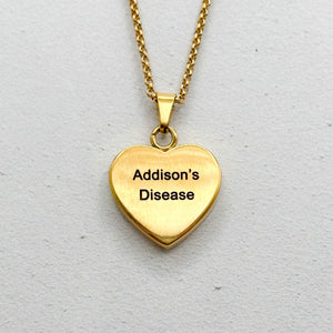 pretty medical alert necklace for addisons