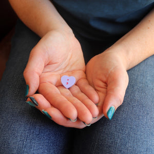 semicolon heart pin video