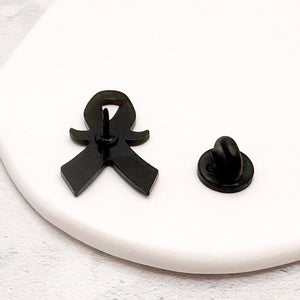 prostate cancer awareness ribbon pin mens health