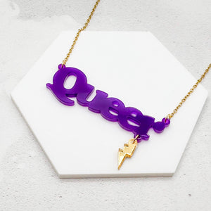 queer necklace pride jewellery lgbtqia