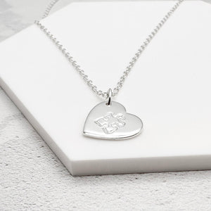 silver autism necklace gift for her