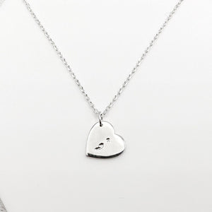 silver semicolon necklace jewellery mental health