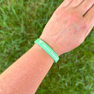 Medical alert wristband worn on wrist for emergency identification