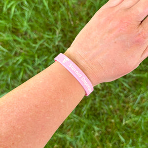 Silicone medical ID bracelet for everyday wear and safety