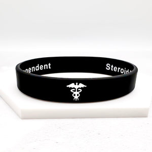 steroid dependent medical bracelet uk