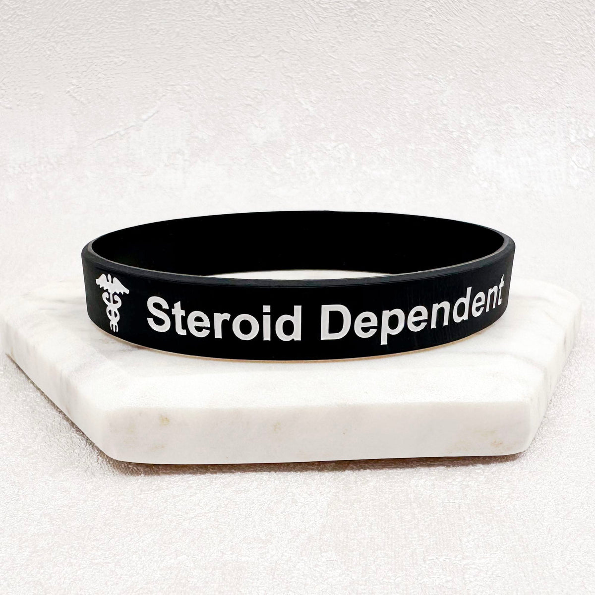 steroid dependent wristband medical bracelet