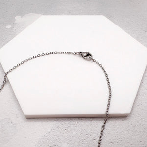 stainless steel necklace chain with lobster clasp